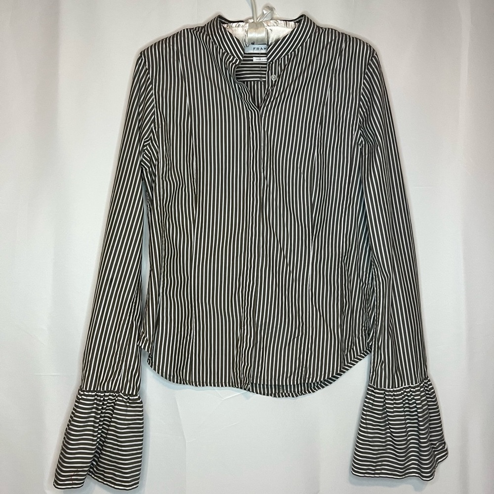 Frame button down